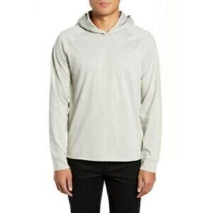 Vince Gray Pullover Hoodie Sweatshirt Raglan Long Sleeves Size Medium